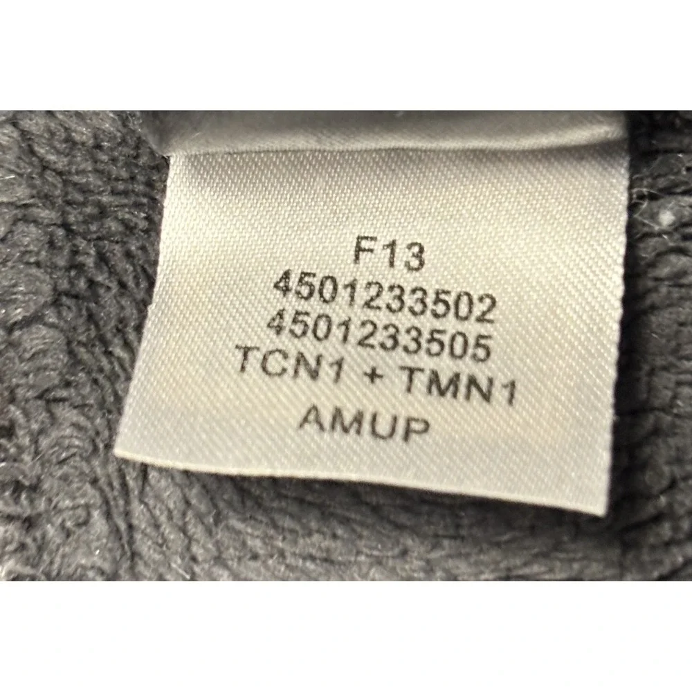 The North Face Denali Fleece Jacket Mens M Gray Black Full Zip Pullover TCN1 F13